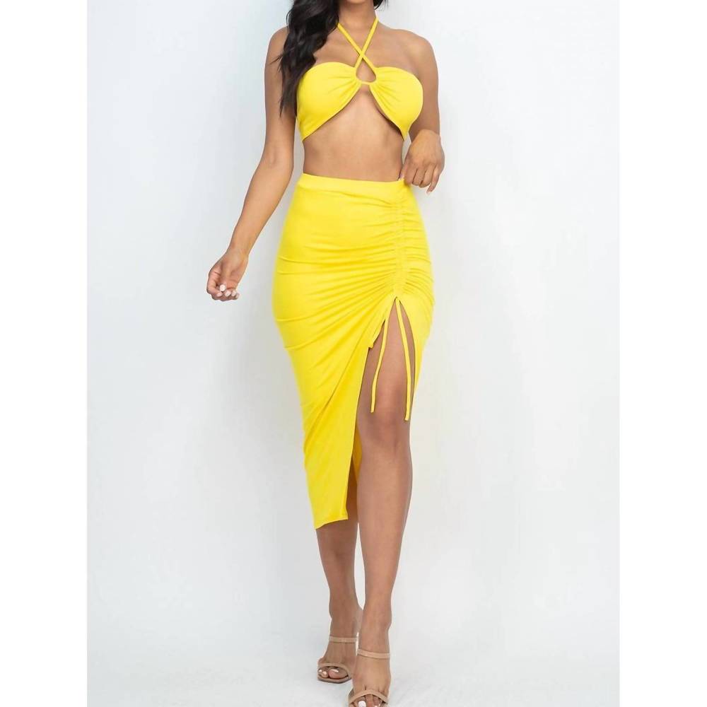 NEW CAPELLA ariel set in yellow